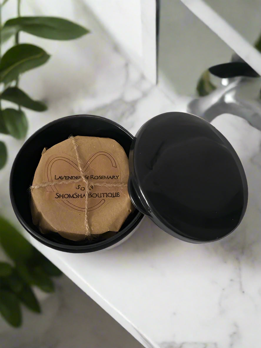 Round Soap Dish With Lid