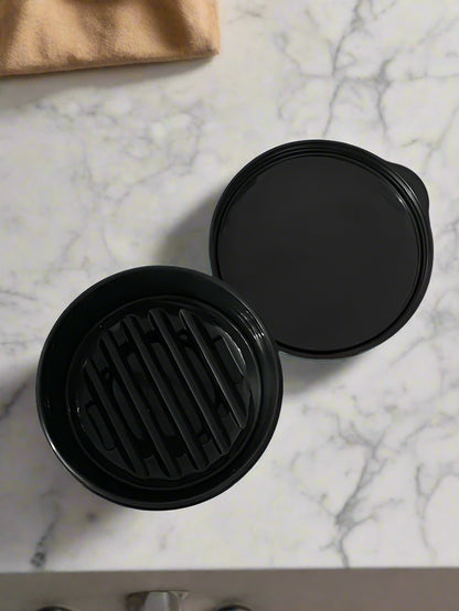 Round Soap Dish With Lid