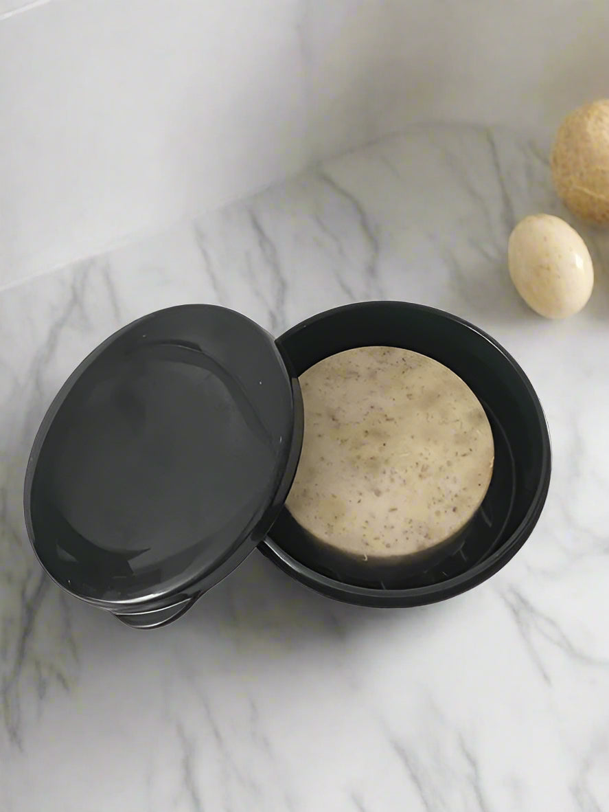 Round Soap Dish With Lid