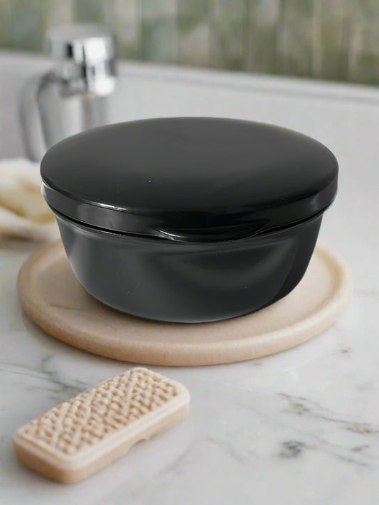 Round Soap Dish With Lid